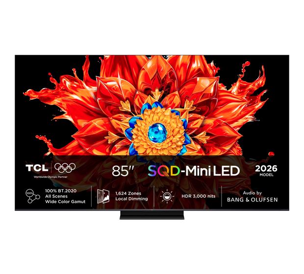 TCL 85MQLED85L SQD-Mini LED 2,16 m (85 Zoll) Fernseher 4K Ultra HD VESA 600 x 400 mm f&uuml;r 2.999,00 Euro