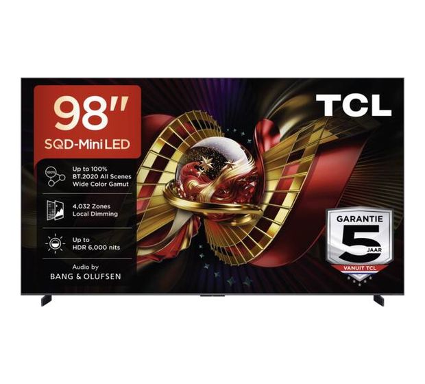 TCL 98C89L SQD-Mini LED 2,49 m (98 Zoll) Fernseher 4K Ultra HD f&uuml;r 5.337,00 Euro