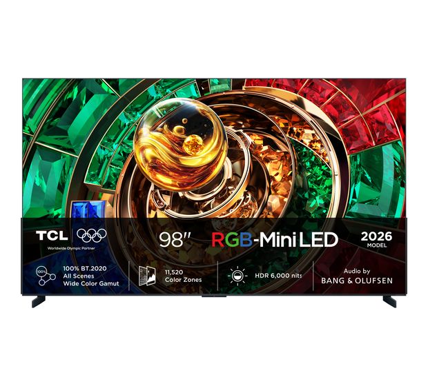 TCL 98RM9L RGB-Mini LED 2,49 m (98 Zoll) Fernseher 4K Ultra HD VESA 600 x 400 mm f&uuml;r 10.999,00 Euro