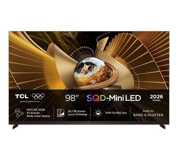 TCL 98X11L SQD-Mini LED 2,49 m (98 Zoll) Fernseher 4K Ultra HD VESA 600 x 400 mm f&uuml;r 9.999,00 Euro