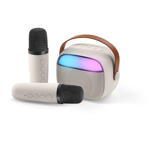 Cellular Line Karaoke Mini 5 W Bluetooth Lautsprecher Laufzeit bis 8 h  (Weiß) f&uuml;r 39,99 Euro