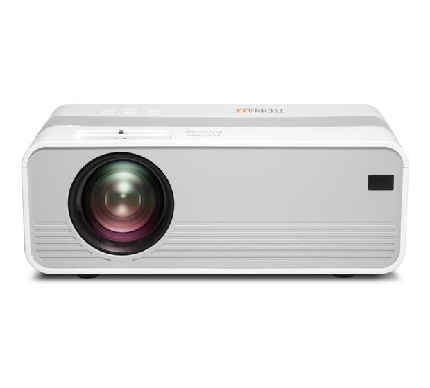 Technaxx TX-127 1080p (1920x1080) 3LCD Standard Throw-Projektor 2000 ANSI Lumen  (Silber, Weiß) f&uuml;r 124,99 Euro