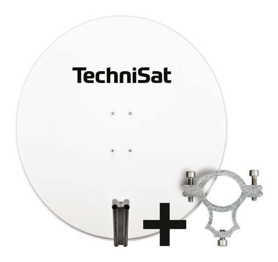 TechniSat 1785/1444 85 cm Aluminium Sat-Spiegel  (Weiß) f&uuml;r 189,99 Euro