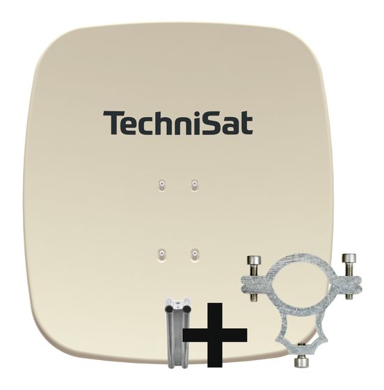 TechniSat 2065/1444 Aluminium Sat-Spiegel  (Beige) f&uuml;r 152,99 Euro