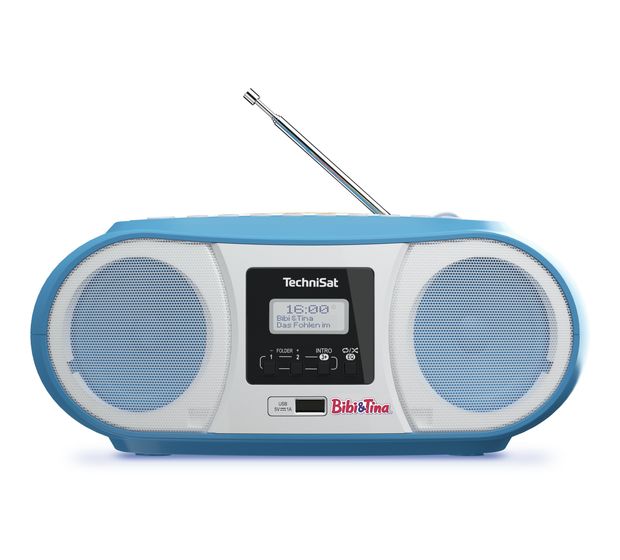 TechniSat DigitRadio 1990 Bibi & Tina Edition CD Payer DAB+, FM Radio  (Blau) f&uuml;r 74,49 Euro