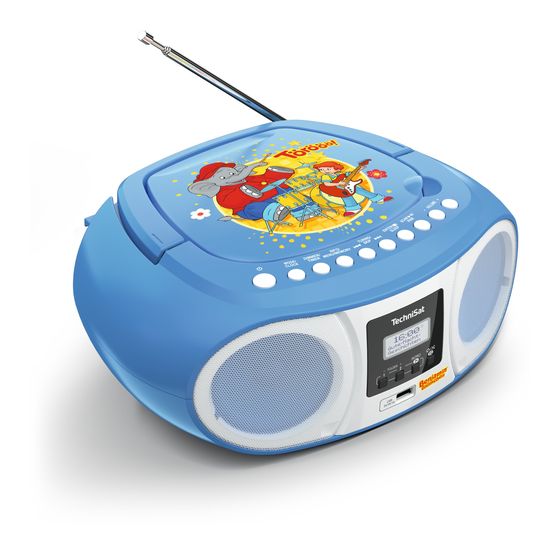 TechniSat DigitRadio 1990 Benjamin Blümchen Edition CD Payer DAB+, FM Radio  (Blau) f&uuml;r 74,49 Euro