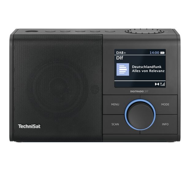 TechniSat Digitradio 217 Bluetooth DAB+, FM, VHF Radio Tragbar  (Schwarz) f&uuml;r 129,00 Euro