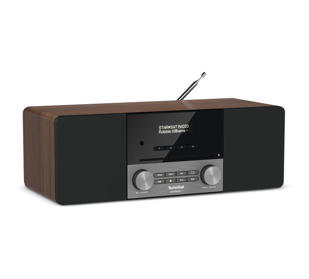 TechniSat DigitRadio 3 Bluetooth DAB+, FM Radio Tragbar (Schwarz, Silber, Walnuss) f&uuml;r 190,99 Euro