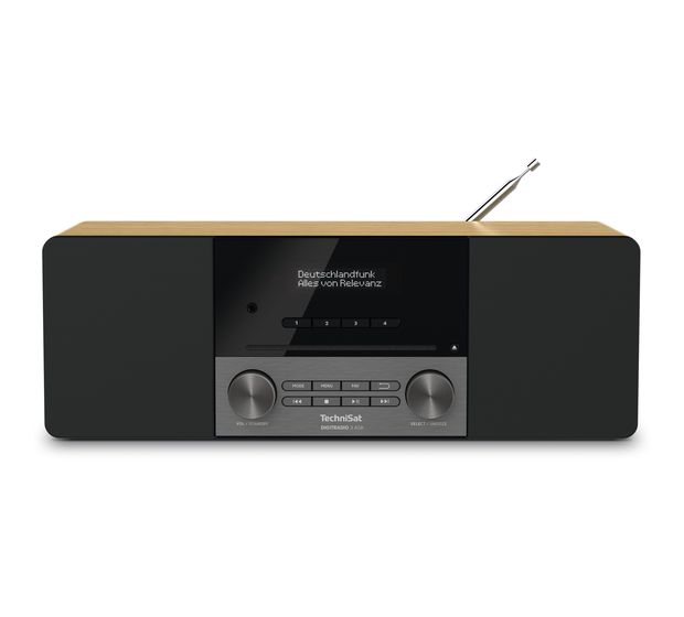 TechniSat DigitRadio 3 ASA Bluetooth DAB+, FM Radio Tragbar  (Blackberry, Eiche) f&uuml;r 212,99 Euro