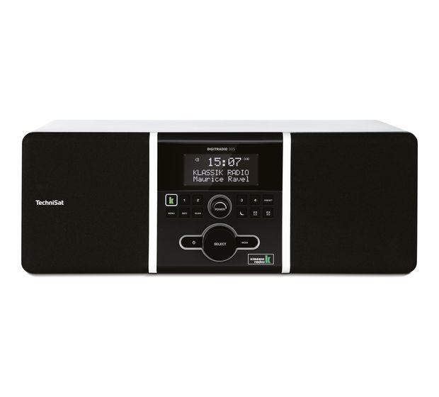 TechniSat DigitRadio 305 Klassik Edition DAB, DAB+, UKW Radio Uhr  (Weiß) f&uuml;r 128,99 Euro