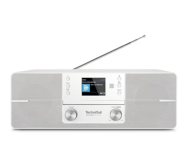 TechniSat DigitRadio 371CD BT CD Payer DAB, DAB+, FM Radio  (Weiß) f&uuml;r 142,99 Euro