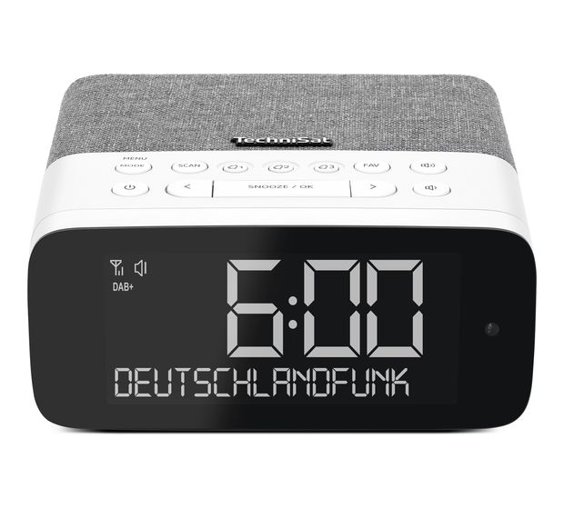 TechniSat Digitradio 52 ASA Bluetooth DAB+, UKW Radio Persönlich  (Grau, Weiß) f&uuml;r 85,99 Euro