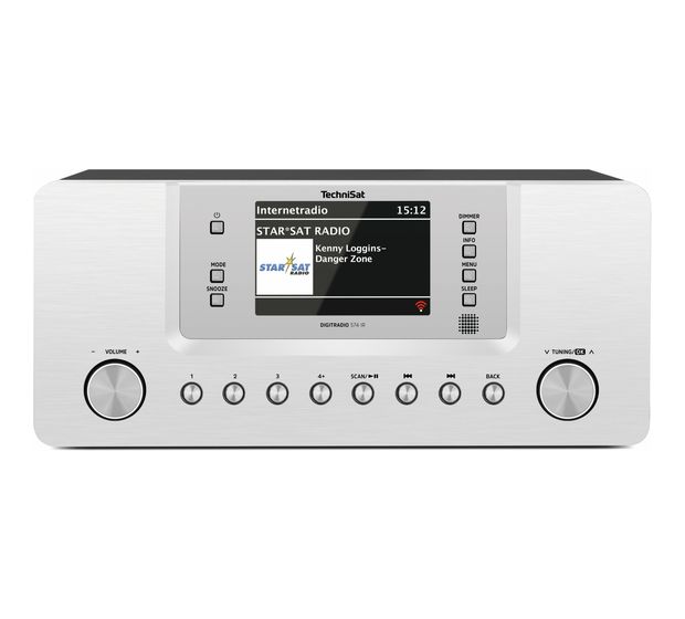 TechniSat Digitradio 574IR Bluetooth DAB+, FM Radio Persönlich  (Silber) f&uuml;r 160,99 Euro