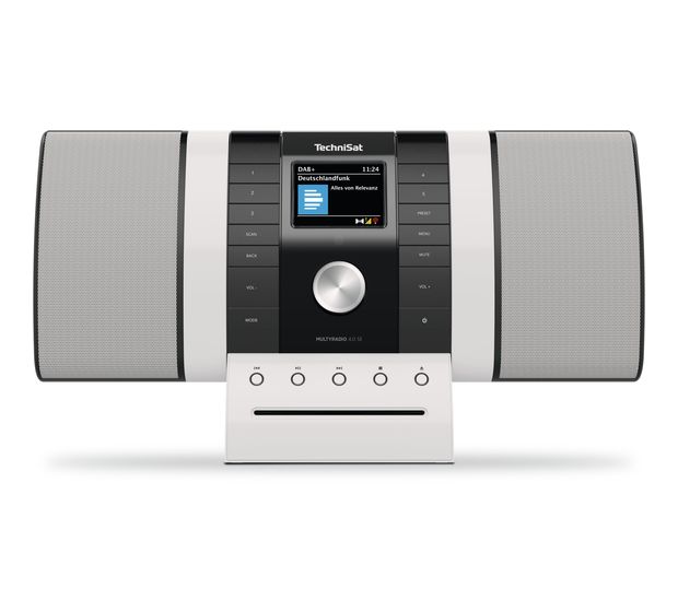 TechniSat Multiradio 4.0 Bluetooth DAB+, FM, PLL, UHF Radio Internet  (Schwarz, Weiß) f&uuml;r 179,99 Euro