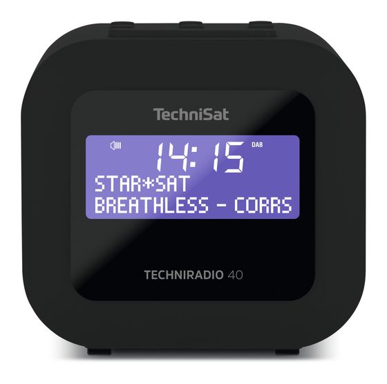 TechniSat TechniRadio 40 DAB+, FM Radio Persönlich  (Schwarz) f&uuml;r 49,00 Euro