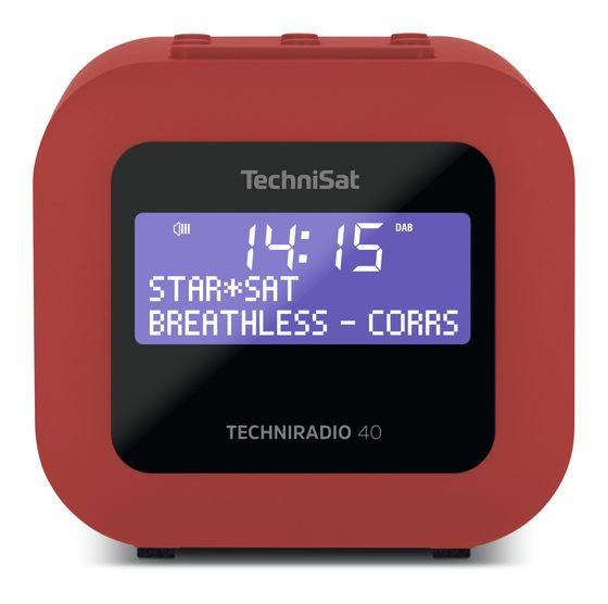 TechniSat TechniRadio 40 DAB+, FM Radio Persönlich  (Rot) f&uuml;r 45,99 Euro
