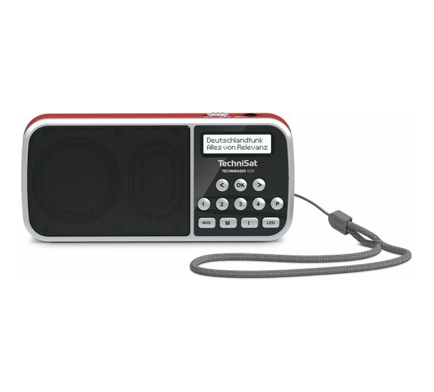 TechniSat TechniRadio RDR DAB+, FM Radio Tragbar  (Schwarz, Rot) f&uuml;r 35,49 Euro
