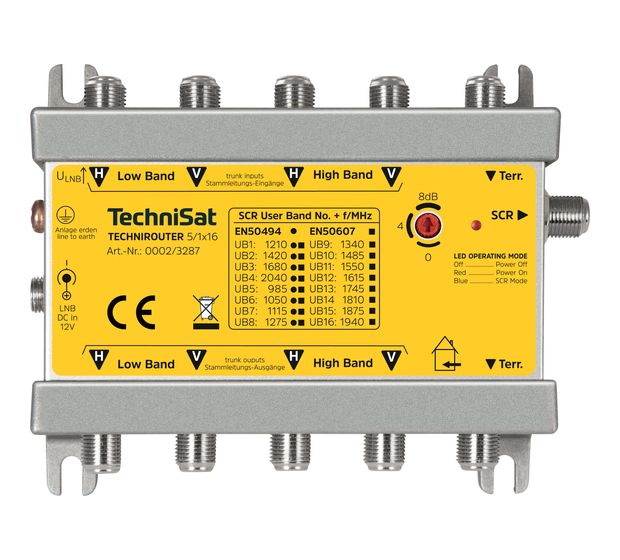 TechniSat TECHNIROUTER 5/1x16 f&uuml;r 109,99 Euro