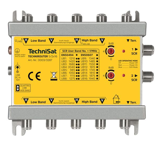 TechniSat TechniRouter 5/2x16 f&uuml;r 121,99 Euro
