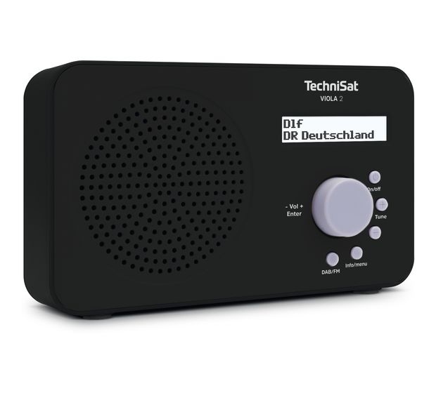 TechniSat Viola 2 DAB+, FM Radio Tragbar  (Schwarz) f&uuml;r 34,49 Euro