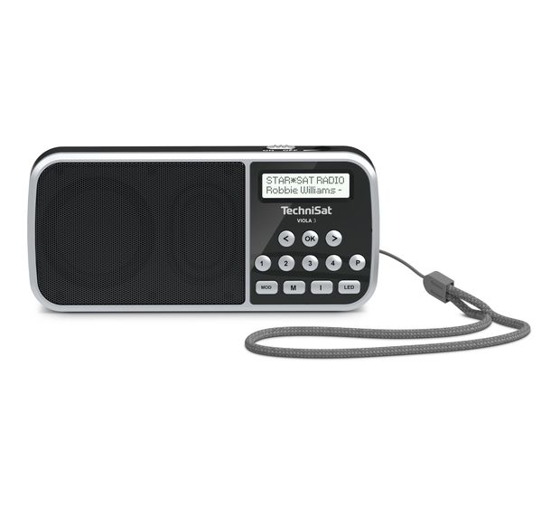 TechniSat VIOLA 3 DAB+, FM, UKW Radio Tragbar  (Schwarz, Silber) f&uuml;r 29,49 Euro
