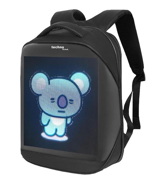 Technoline Bag1 LED-Rucksack mit programmierbarem Display City backpack f&uuml;r 95,99 Euro