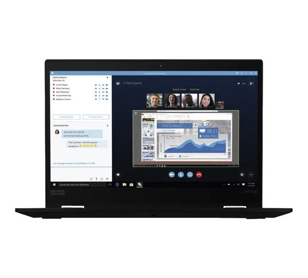 tecXL Lenovo ThinkPad X13 Yoga Refurbished Full HD Notebook 33,8 cm (13.3 Zoll) 1920 x 1080 Pixel 256 GB SSD 4G Windows 11 Pro Intel® Core™ i5 max. 4,2 GHz  (Schwarz) f&uuml;r 536,00 Euro
