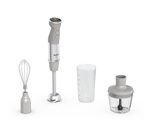 Tefal HB673B30 Quickchef+ 3in1 Stabmixer 1000 W 20 Stufen  (Grau, Edelstahl) f&uuml;r 64,99 Euro