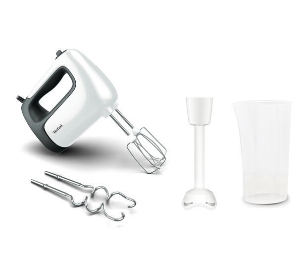 Tefal HT4611 PrepMix+ Handmixer 500 W 5 Stufen  (Weiß) f&uuml;r 51,49 Euro