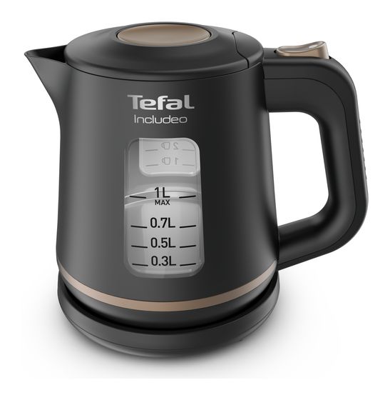 Tefal KI533811 Includeo 1,0 l Wasserkocher 2400 W  (Schwarz) f&uuml;r 38,49 Euro