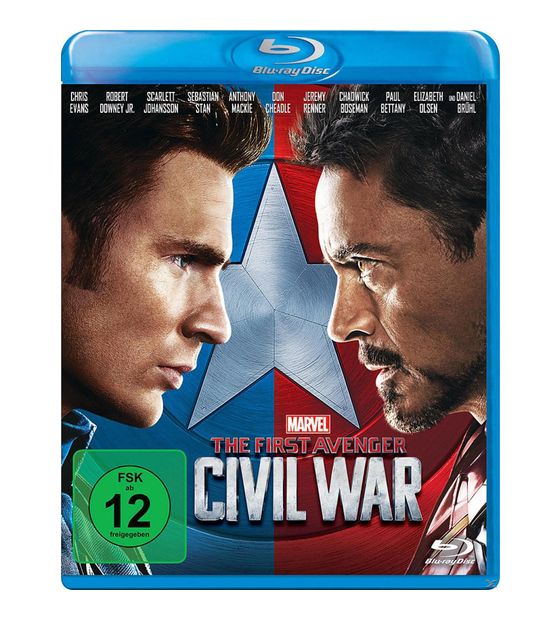 The First Avenger: Civil War (Blu-Ray) f&uuml;r 9,99 Euro