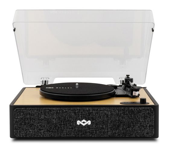 The House Of Marley Rise Up Audio-Plattenspieler mit Riemenantrieb  (Schwarz, Holz) f&uuml;r 199,99 Euro