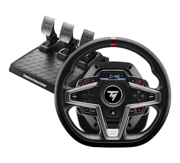 Thrustmaster T248 Lenkrad + Pedale für PC, PlayStation PS4, PlayStation PS5  (Schwarz) f&uuml;r 349,99 Euro