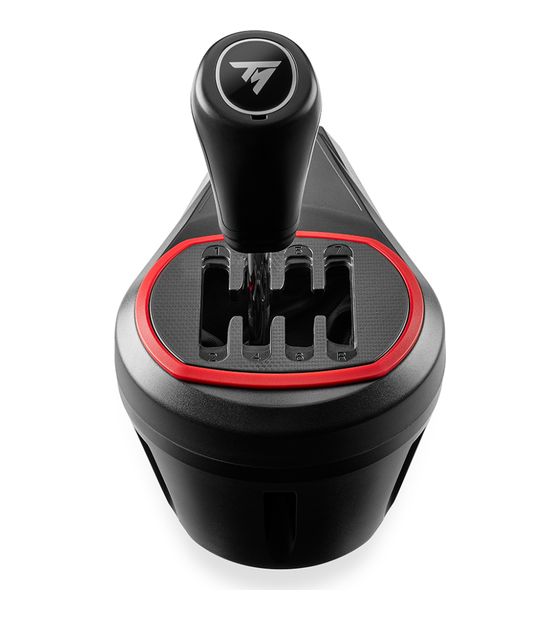 Thrustmaster TH8S Schalthebel-Erweiterung für Rennlenkrad PlayStation 5, PlayStation 4, Xbox One, Xbox Series S, Xbox Series X, PC PS5, PS4, Xbox One and Xbox Series X|S Thrustmaster Force Feedback racing wheels Kabelgebunden  (Schwarz, Rot) f&uuml;r 65,99 Euro