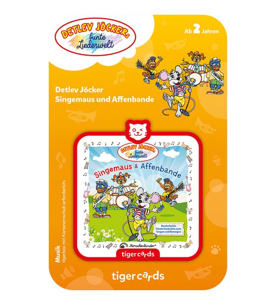 Detlev Jöckers bunte Liederwelt - Dingemaus und Affenbande f&uuml;r 7,99 Euro