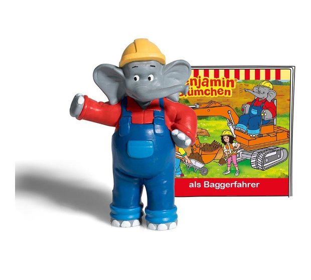 tonies 01-0014 Benjamin Blümchen - Benjamin als Baggerfahrer 41 min (Blau, Grau, Rot, Gelb) f&uuml;r 16,99 Euro