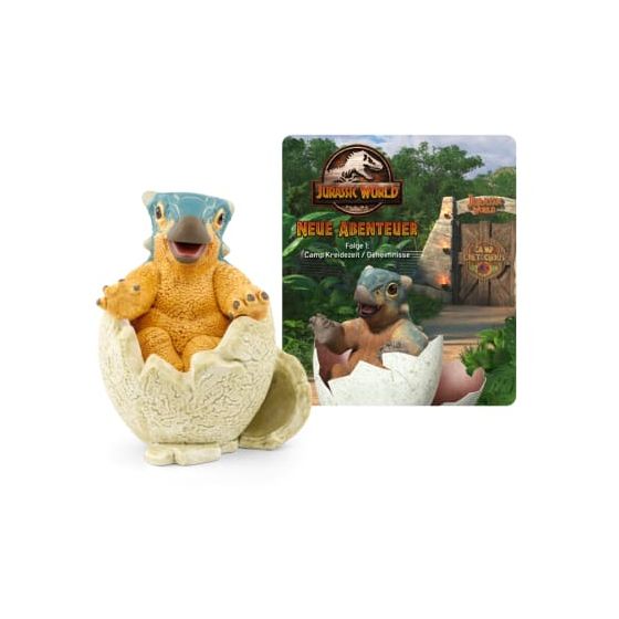 tonies 10001682 Jurassic World: Neue Abenteuer - Folge 1: Camp Kreidezeit / Geheimnisse 44 min  (Blau, Weiß, Gelb) f&uuml;r 16,99 Euro