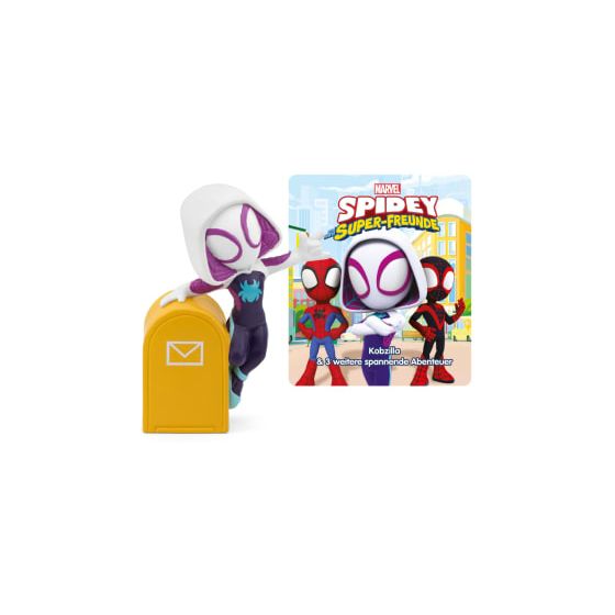 tonies 11000466 Marvel - Spidey und seine Super-Freunde - Kobzilla & 3 weitere spannende Abenteuer 57 min  (Schwarz, Weiß) f&uuml;r 16,99 Euro