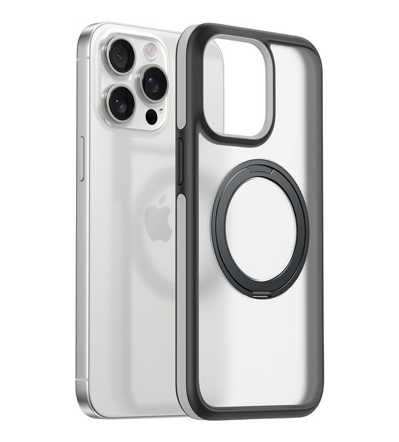 Torras Ostand R Fusion Cover für Apple iPhone 16 Pro Max  (Schwarz) f&uuml;r 38,49 Euro