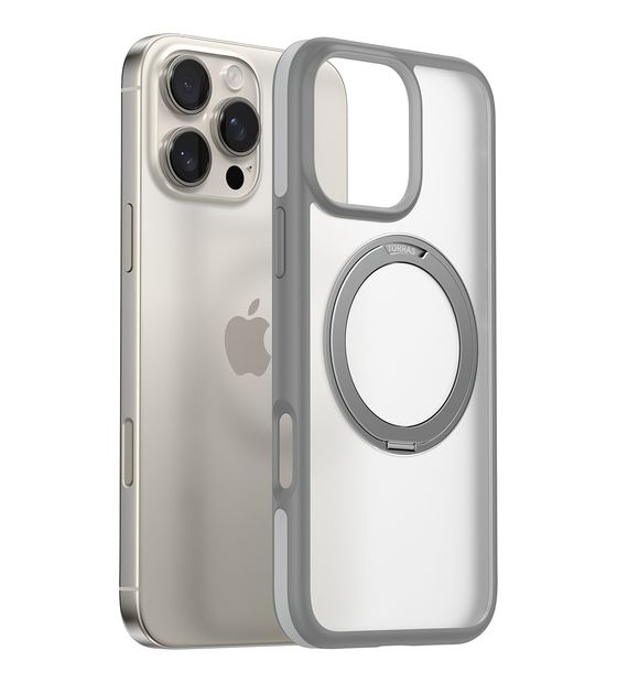 Torras Ostand R Fusion Cover für Apple iPhone 16 Pro Max  (Schwarz) f&uuml;r 38,49 Euro