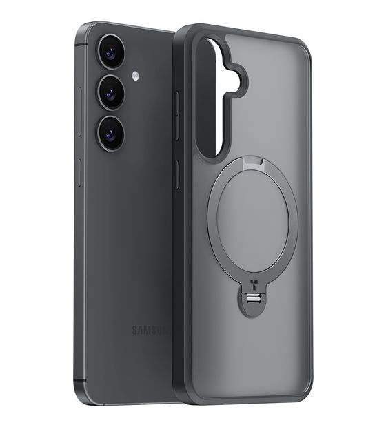 Torras Ostand Spin Cover für Samsung S25  (Schwarz) f&uuml;r 29,99 Euro