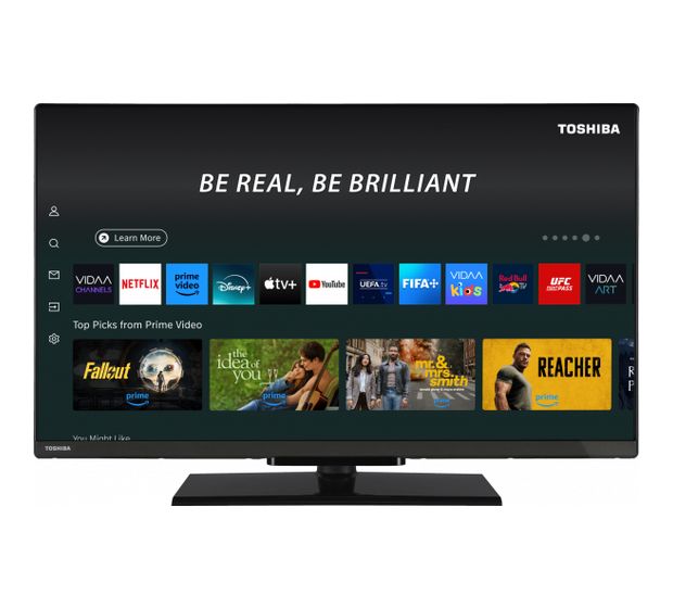 Toshiba 32WV3F63DA LED 81,3 cm (32 Zoll) Fernseher HD-ready VESA 75 x 75 mm f&uuml;r 167,99 Euro