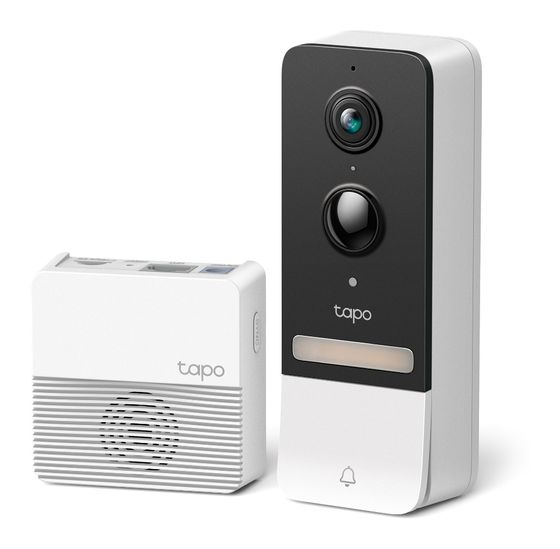 TP-LINK Tapo D230S1 Smart Battery Video Doorbell  Wlan  (Schwarz, Weiß) f&uuml;r 98,49 Euro