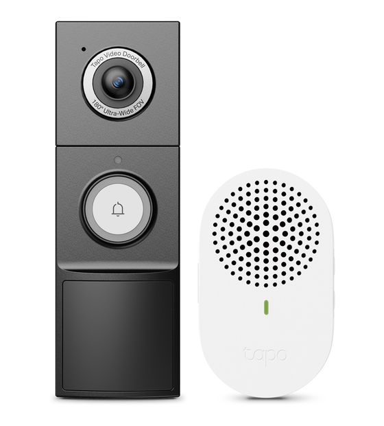 TP-LINK Tapo D235 Smart Video Doorbell  Wlan  (Schwarz, Weiß) f&uuml;r 111,99 Euro