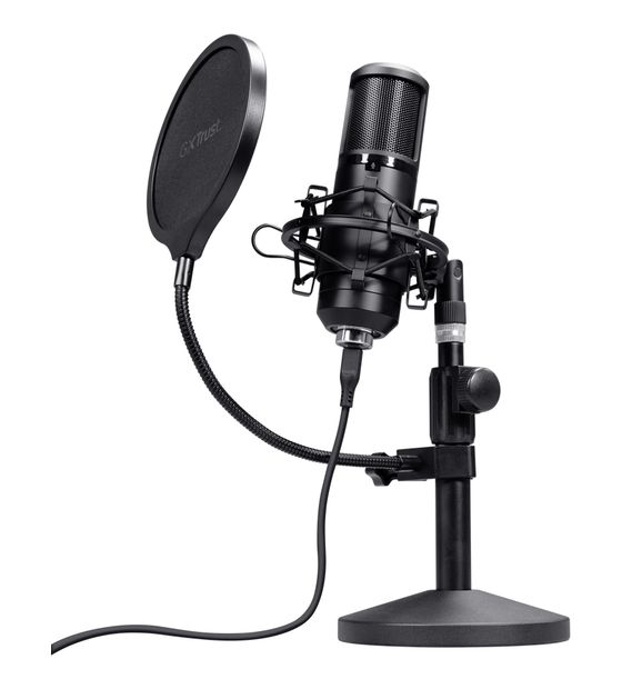 Trust GXT269 Emita II Kabelgebunden Studio-Mikrofon USB  (Schwarz) f&uuml;r 69,99 Euro