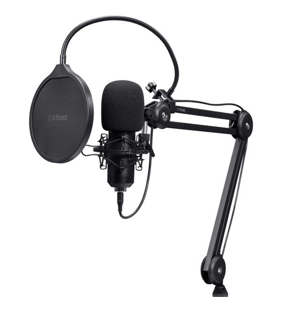 Trust GXT270 Emita II+ Kabelgebunden Podcast-Mikrofon USB  (Schwarz) f&uuml;r 77,99 Euro
