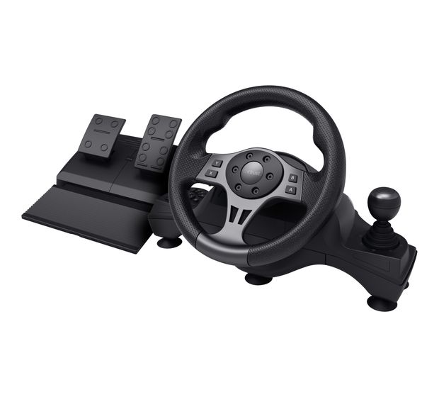 Trust GXT289 Movi Lenkrad + Pedale für Nintendo Switch, PlayStation 4, Xbox One S, Xbox One X, Xbox Series S, Xbox Series X  (Schwarz) f&uuml;r 92,99 Euro