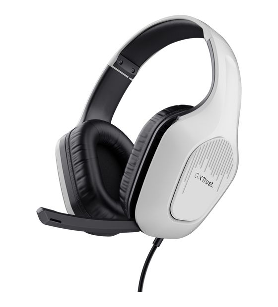 Trust GXT415 Zirox Over Ear Kopfhörer Kabelgebunden  (Weiß) f&uuml;r 19,99 Euro