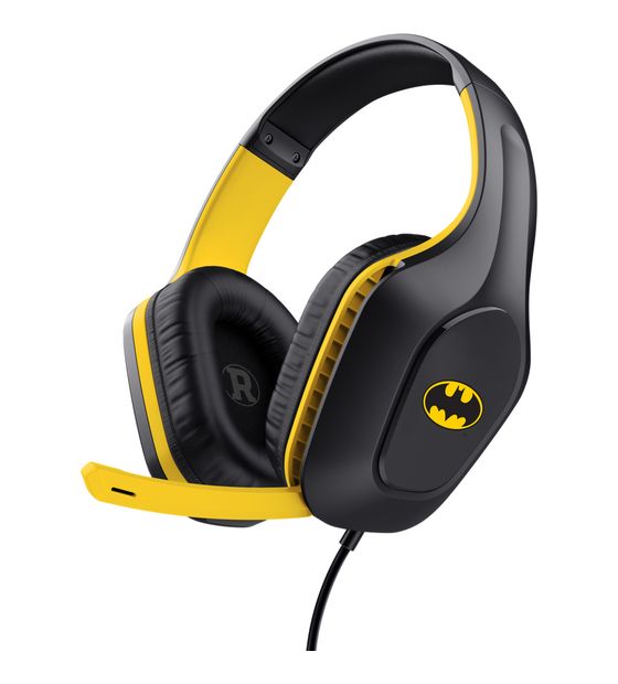Trust GXT415BM Zirox Batman Over Ear Kopfhörer Kabelgebunden  (Schwarz, Gelb) f&uuml;r 19,99 Euro