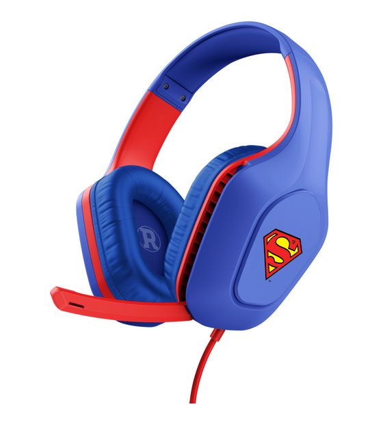 Trust GXT415SM Zirox Over Ear Kopfhörer Kabelgebunden  (Blau, Rot) f&uuml;r 23,99 Euro